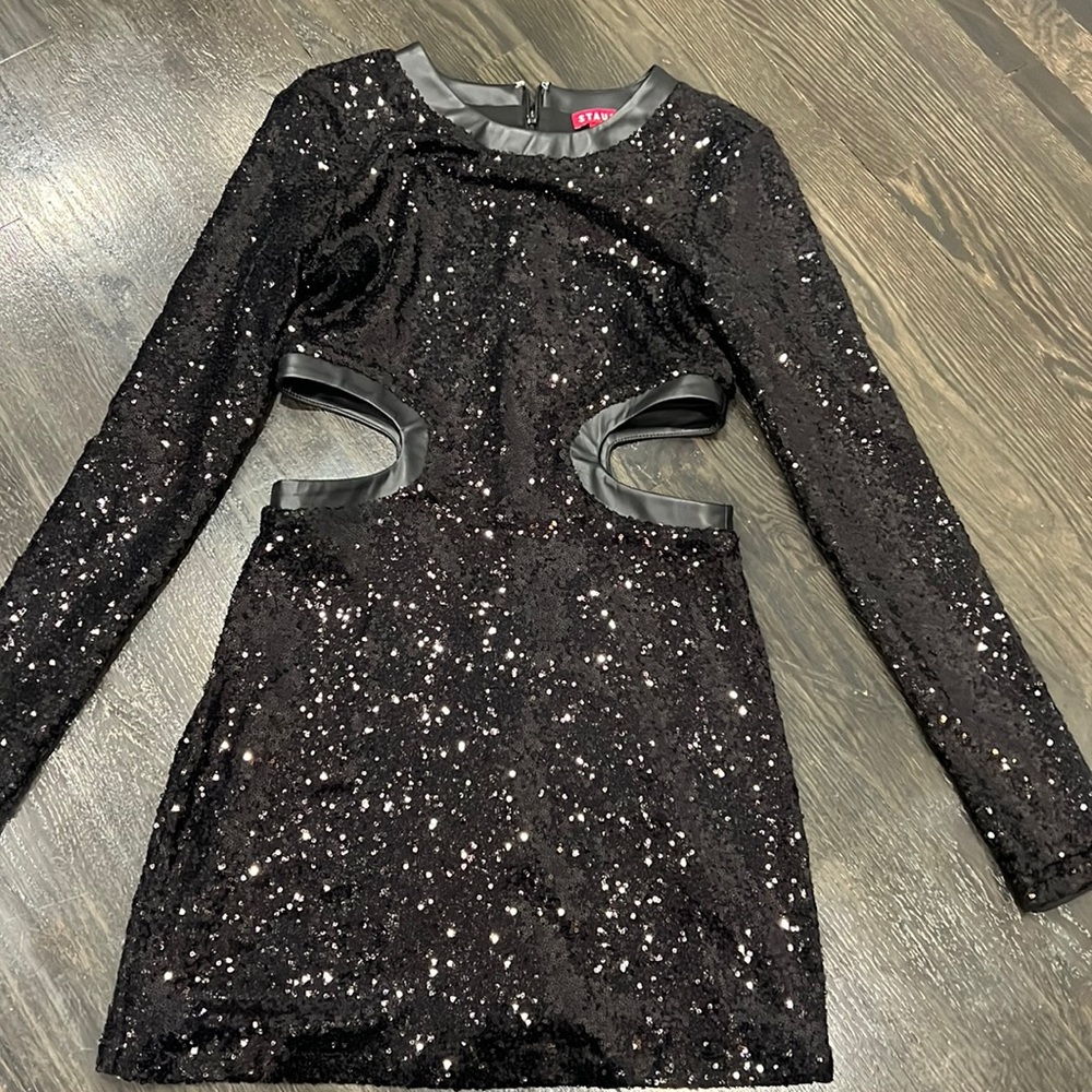 Staud mini sequin dress